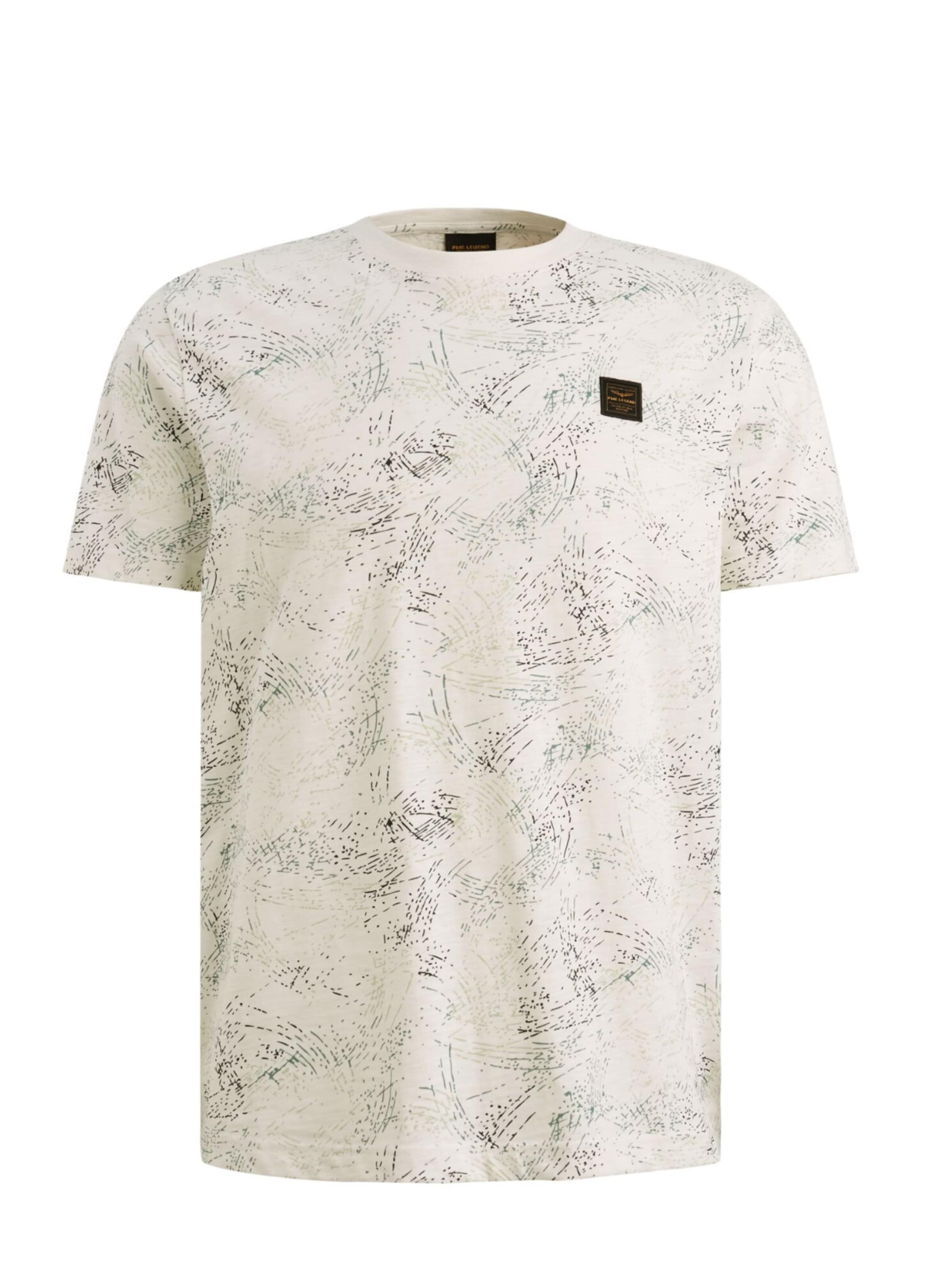 Pme-Legend Shirt 'PME Legend - Heren t-shirt' in Beige: voorkant