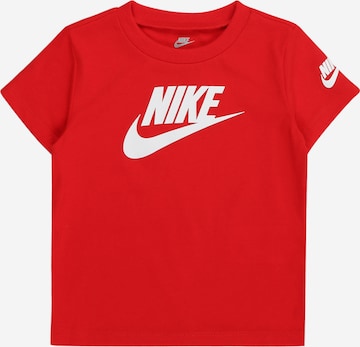 Nike Sportswear Тениска 'FUTURA EVERGREEN' в червено: отпред