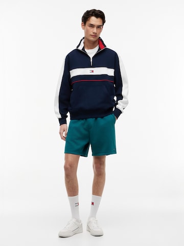 Tommy Jeans Mikina - Modrá