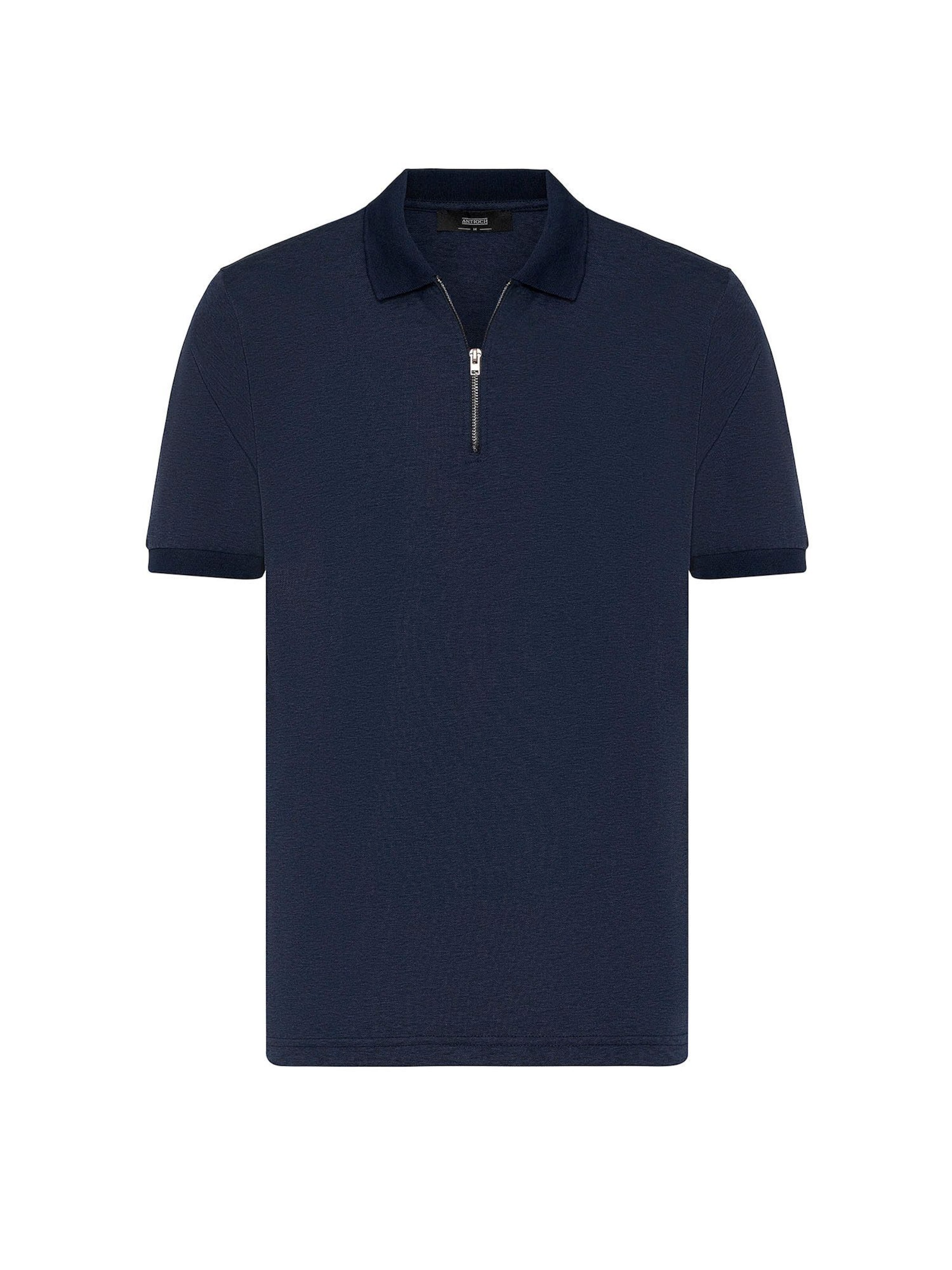 Tricou de la Antioch pe albastru: față