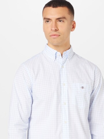 GANT Regular fit Overhemd in Blauw