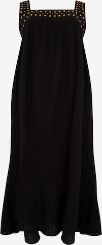 Yoek Dress in Black: front