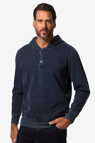 JP1880 Sweatshirt in Blauw: voorkant