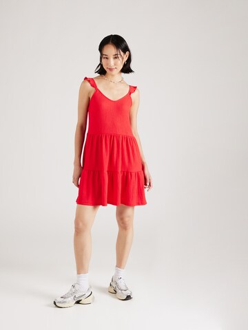 PIECES Sukienka 'TOMATO' w kolorze czerwony: przód