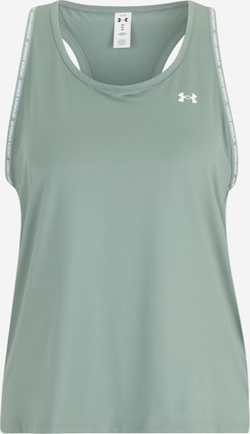 UNDER ARMOUR Sports Top in Green: front