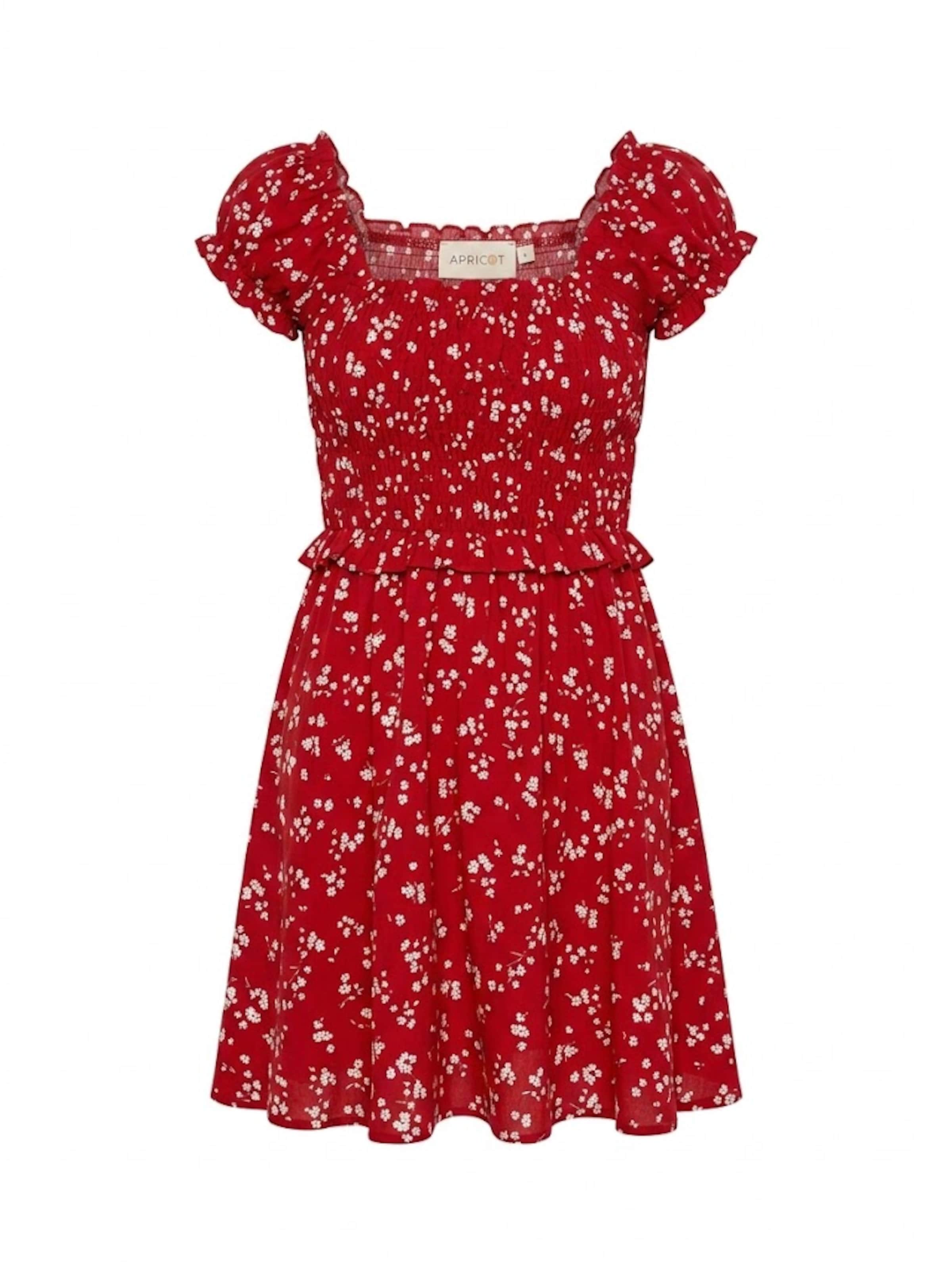 Apricot Jurk ' ' in Rood: voorkant
