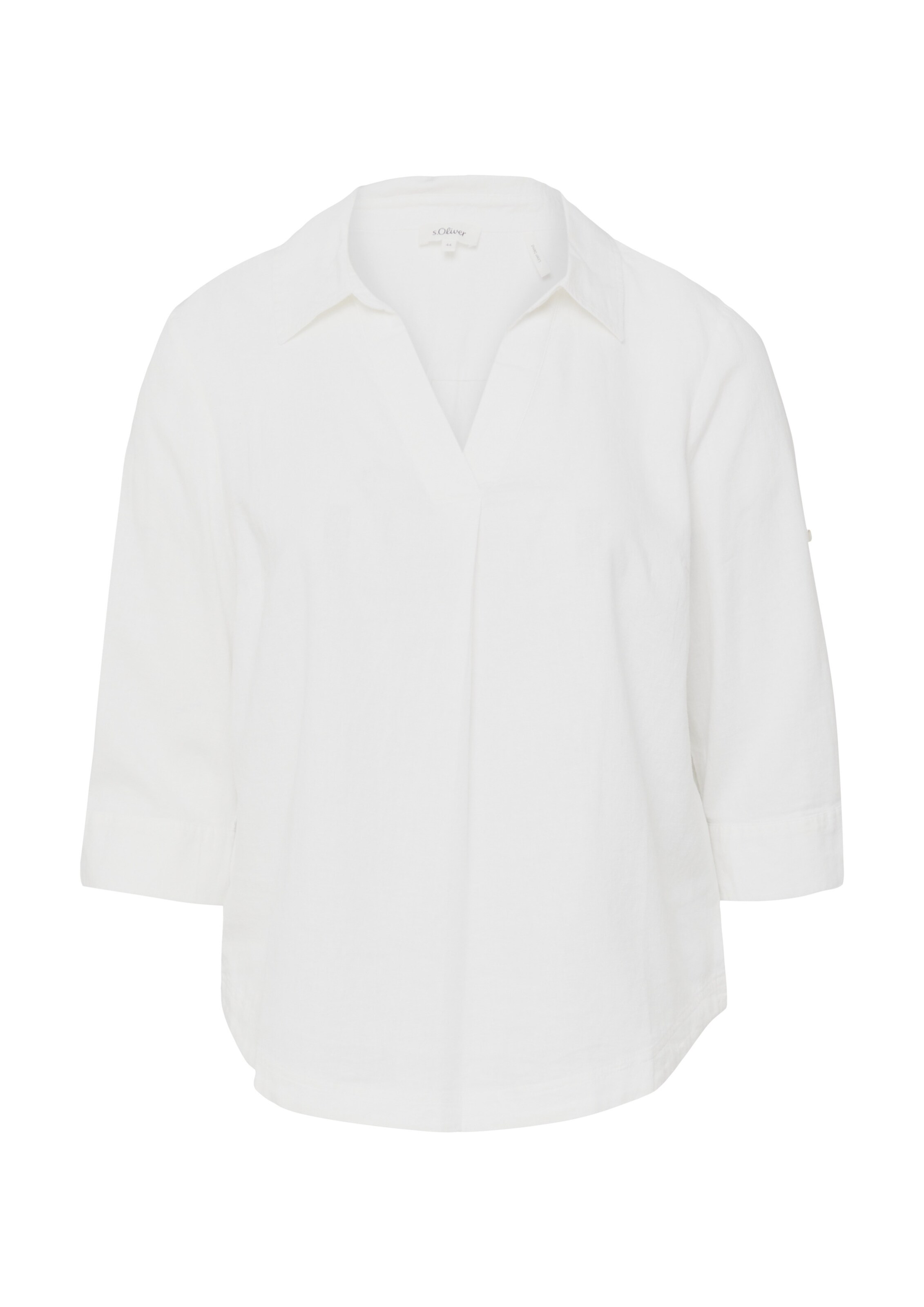 s.Oliver Blouse in Wit: voorkant