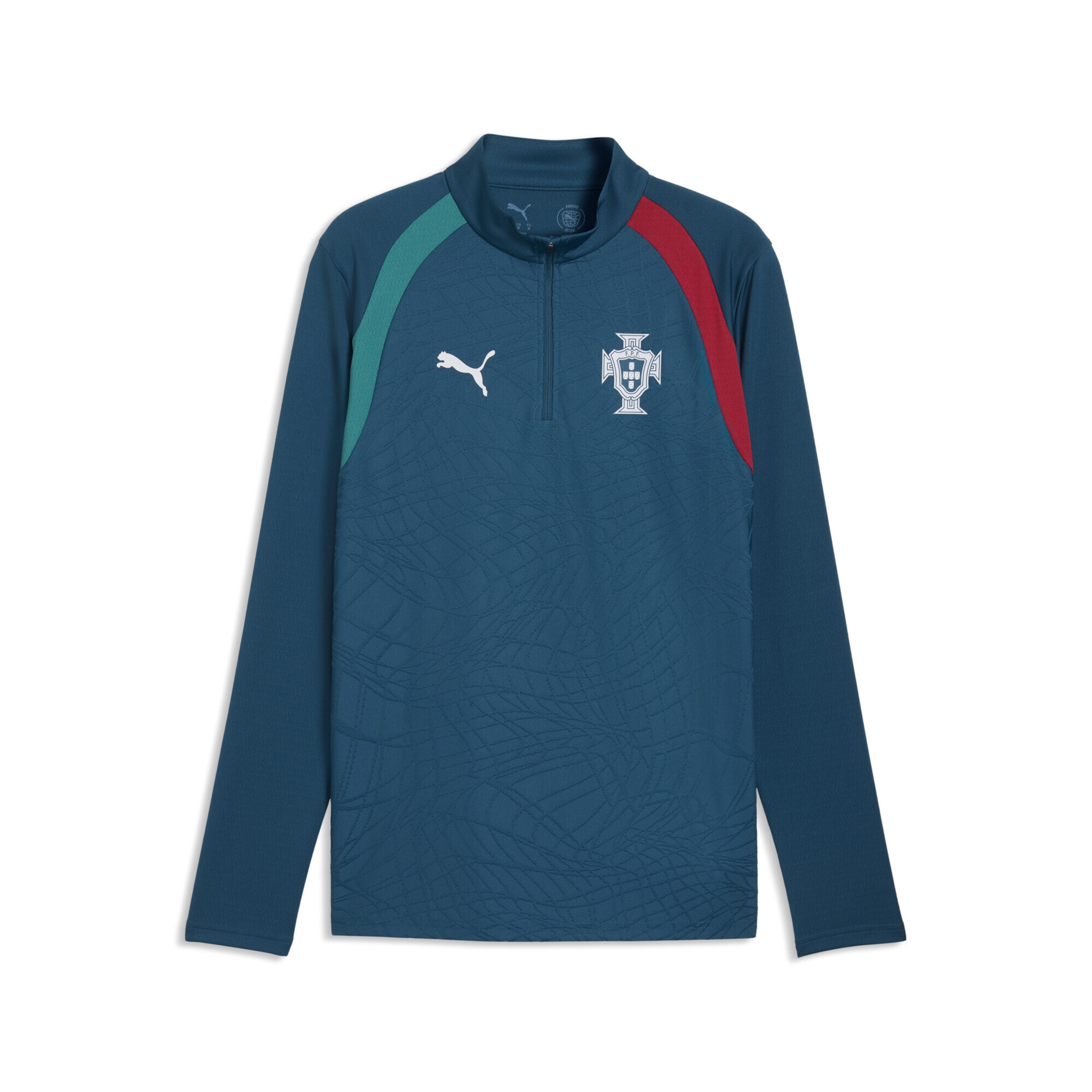 PUMA Functioneel shirt 'Portugal' in de kleur Navy / Groen / Rood / Wit, Productweergave