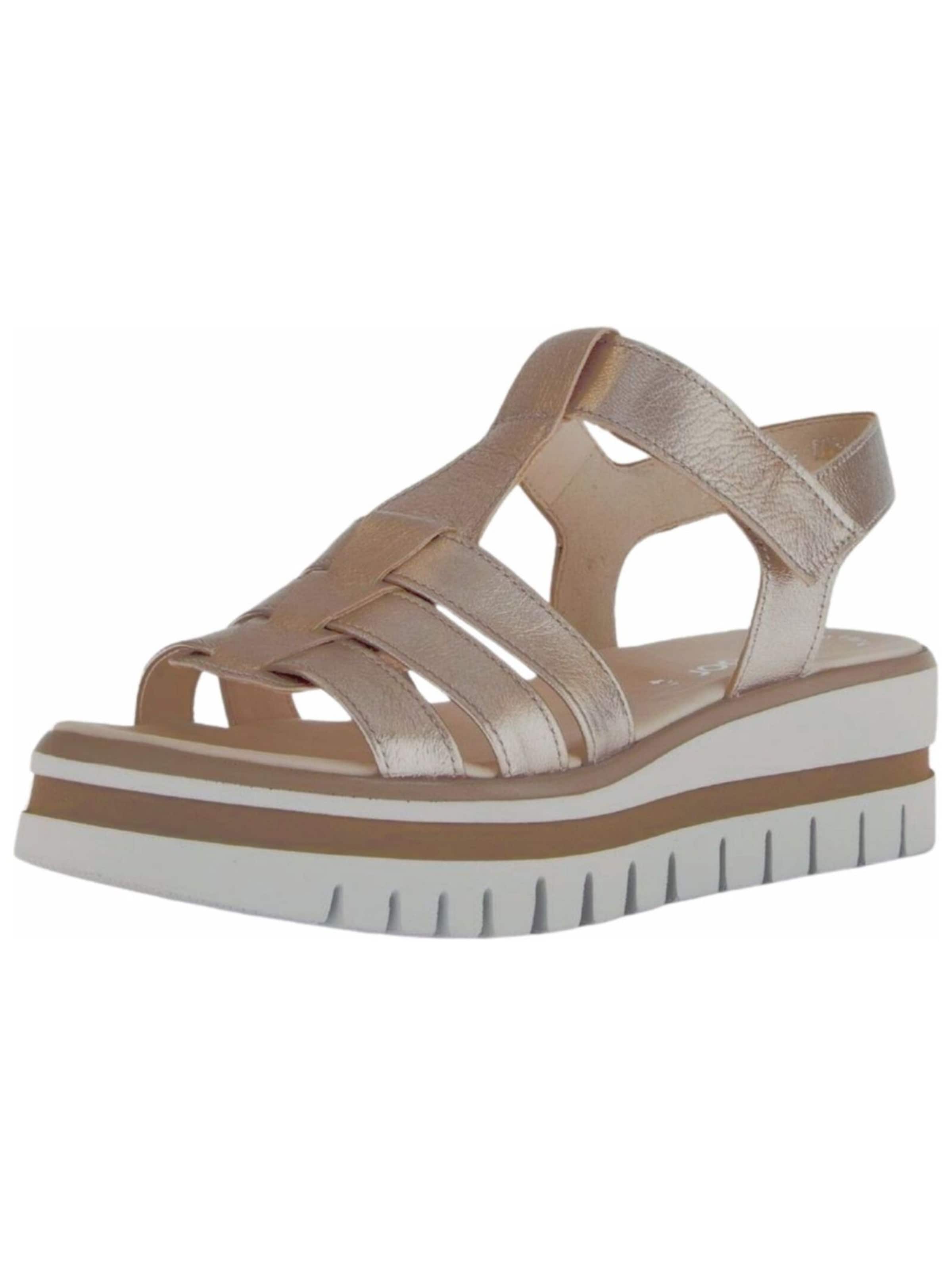 Sandalo con cinturino di GABOR in beige: frontale