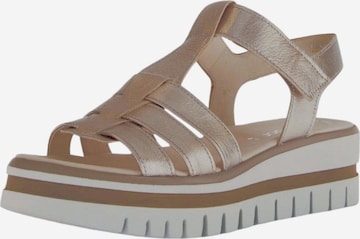 GABOR Sandale in Beige: Vorderseite