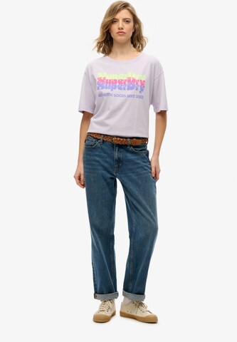 Maglietta di Superdry in lilla
