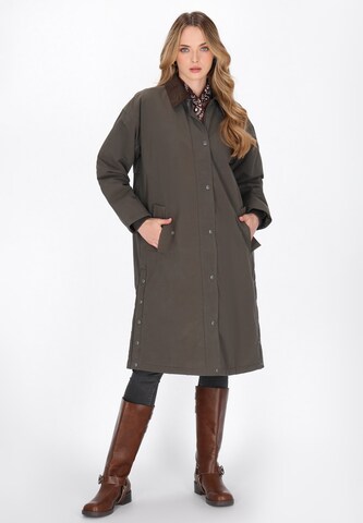 Manteau mi-saison DreiMaster Vintage en vert