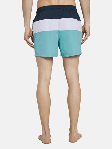 TOM TAILOR Badeshorts 'Tanjo' in Blau