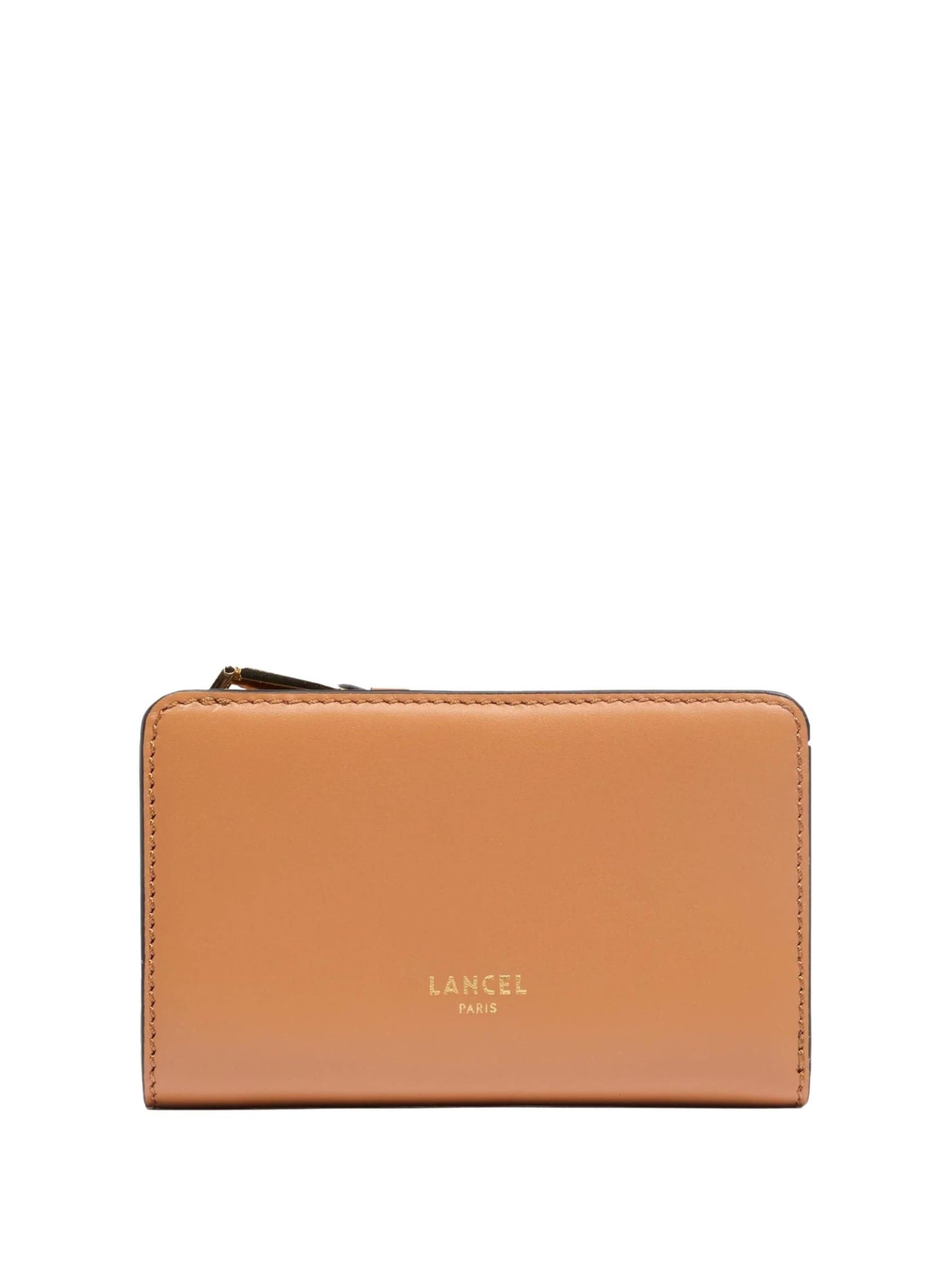 Lancel Wallet in Brown: front