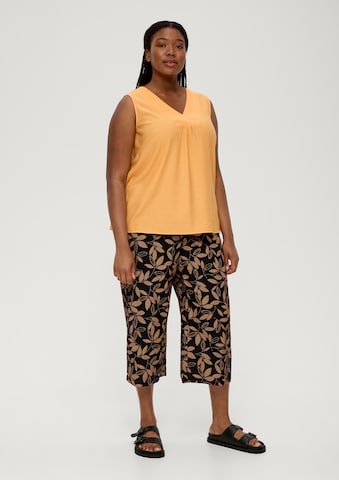 TRIANGLE Wide leg Trousers in Brown