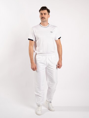 Sergio Tacchini Slimfit Sporthose 'Carson 021' in Weiß