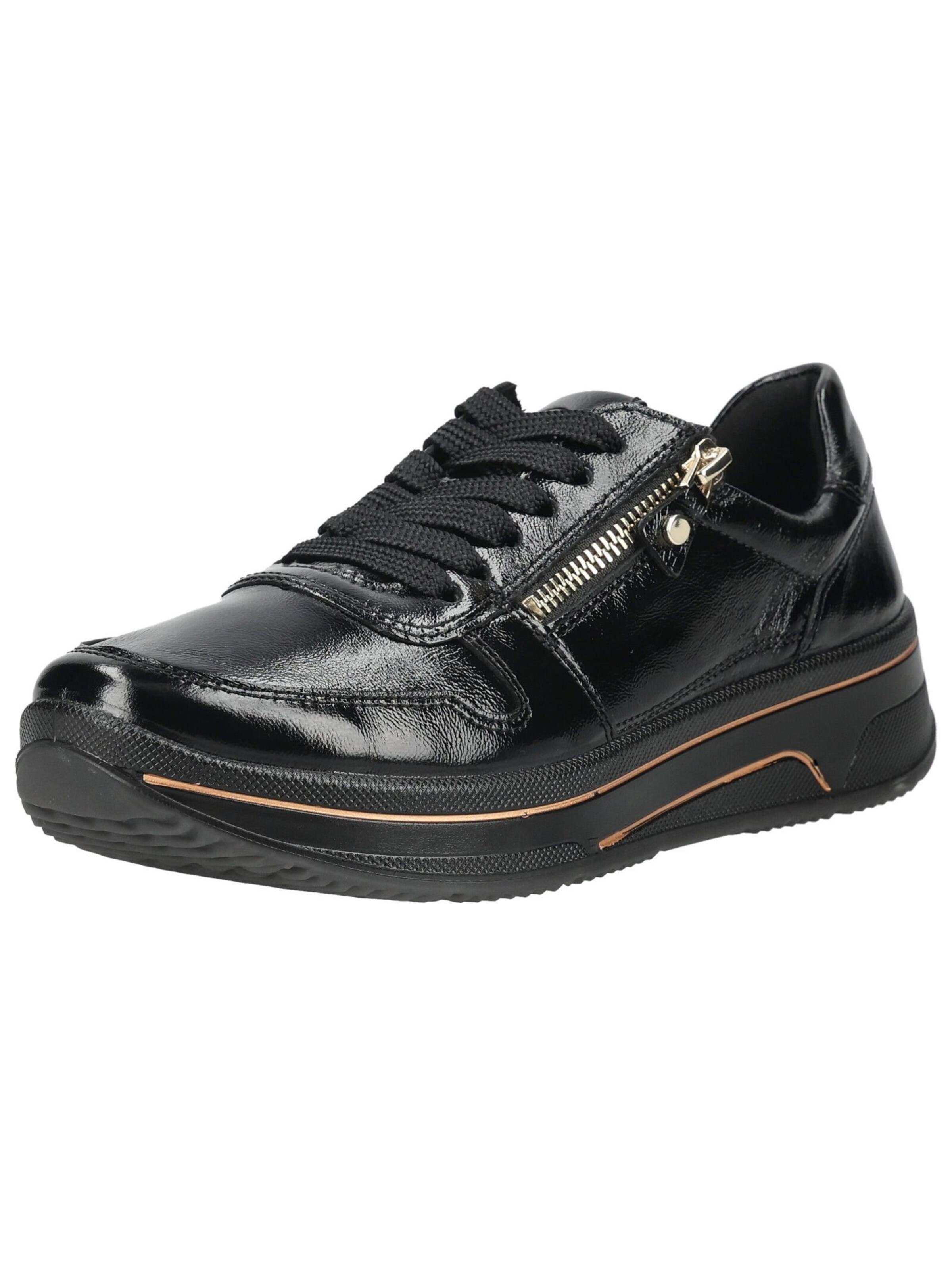 Baskets basses ARA en noir : devant