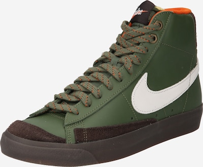 Nike Sportswear Baskets hautes '77 VNTG' en vert foncé / orange / noir / blanc, Vue avec produit