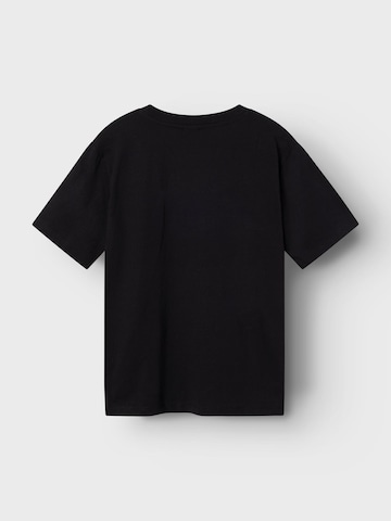 NAME IT Shirts 'Justin Bieber' i sort