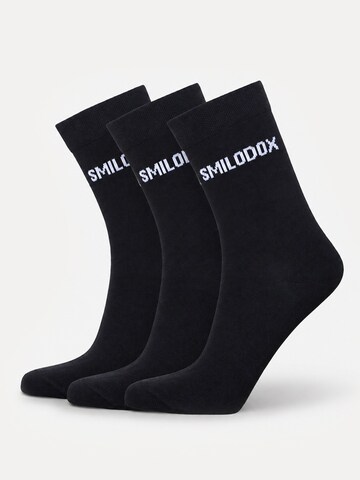 Chaussettes ' 3x Business Socken ' Smilodox en noir