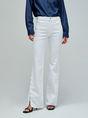 Salsa Jeans Skinny Jeans in Wit: voorkant