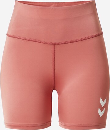 Pantalon de sport 'TOLA' Hummel en rose : devant