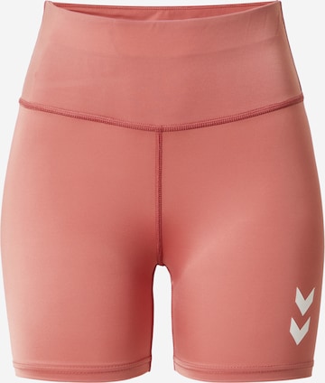 Pantalon de sport 'TOLA' Hummel en rose : devant