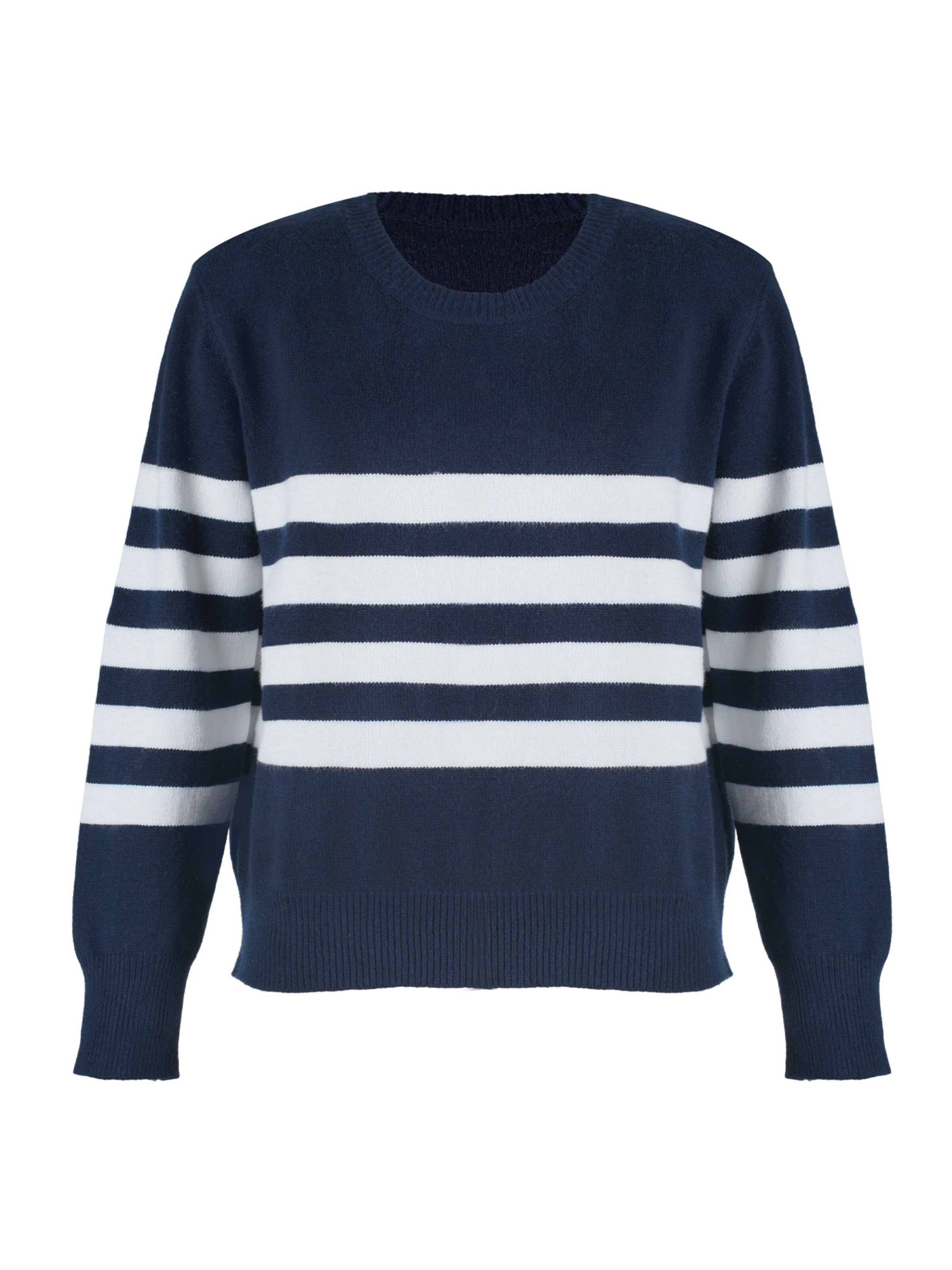 Cupshe Sweater 'Striped' in Blue: front