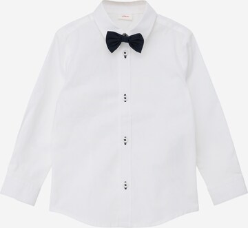 Coupe slim Chemise s.Oliver en blanc : devant