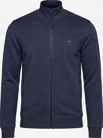 Carrera Jeans Sweatshirt 'Full Zip' in Blau: Vorderseite