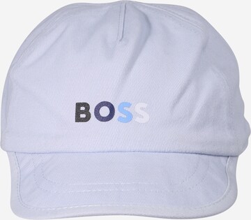 Chapeau BOSS en bleu : devant