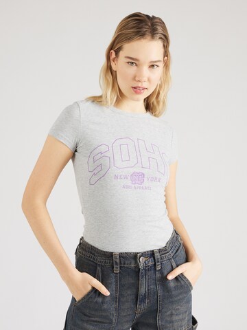 T-shirt 'SOHO' AÉROPOSTALE en gris : devant