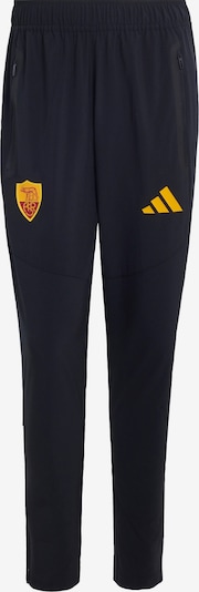 ADIDAS PERFORMANCE Calças de desporto 'AS Rom Tiro' em S/regular em mel / bordeaux / preto, Vista do artigo