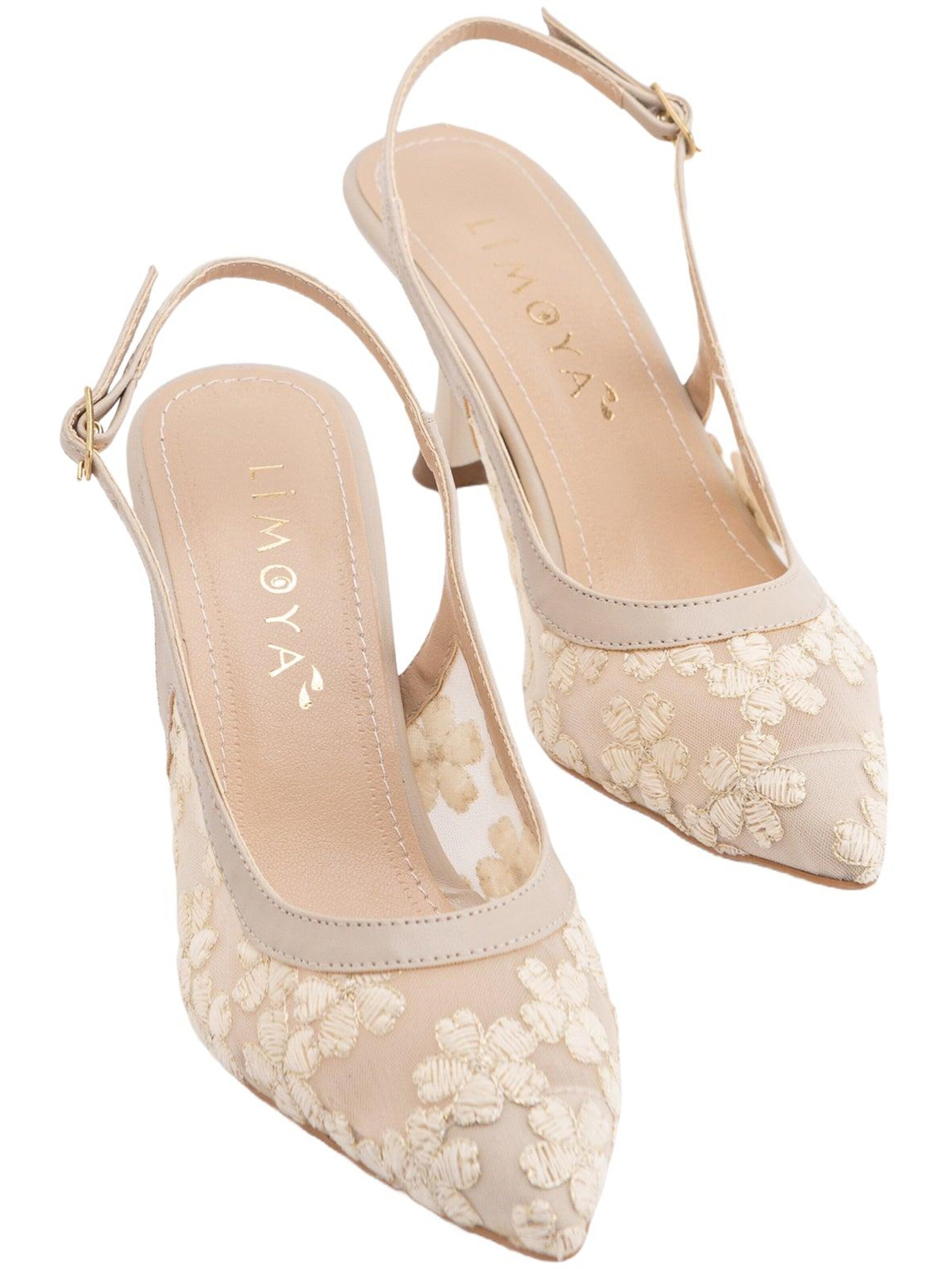 Limoya Slingpumps 'Kamelie'‌‌‌ in Beige