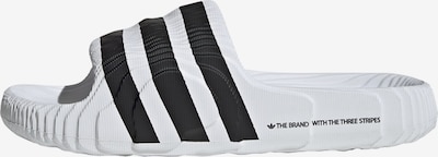 ADIDAS ORIGINALS Zapatos abiertos 'Adilette 22' en negro / blanco, Vista del producto
