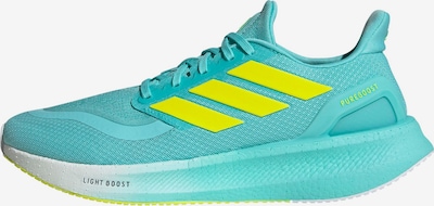 Bėgimo batai 'PUREBOOST 5' iš ADIDAS PERFORMANCE, spalva – šviesiai mėlyna / geltona, Prekių apžvalga