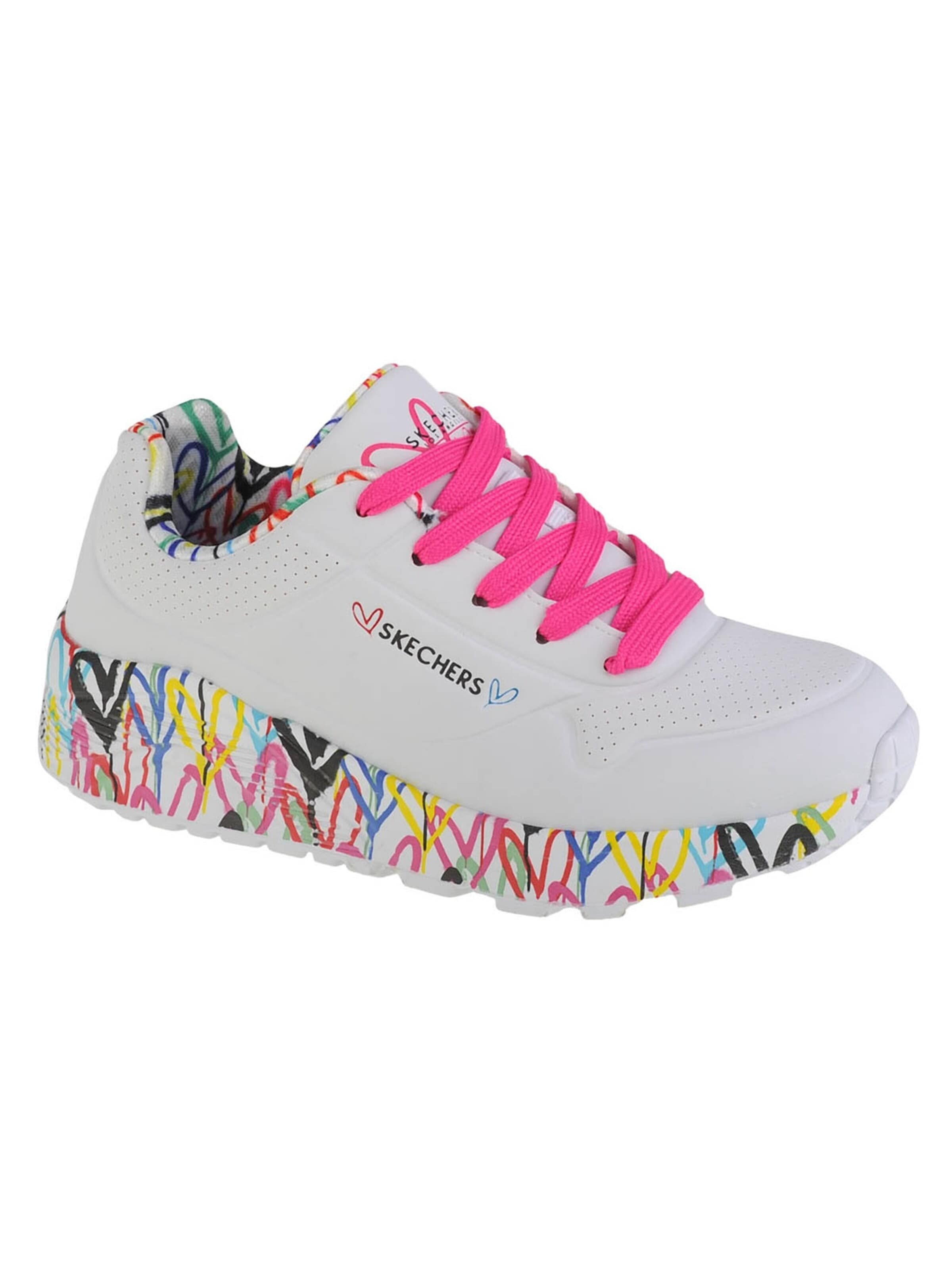 SKECHERS Trainers 'Skechers Uno Lite' in White: front