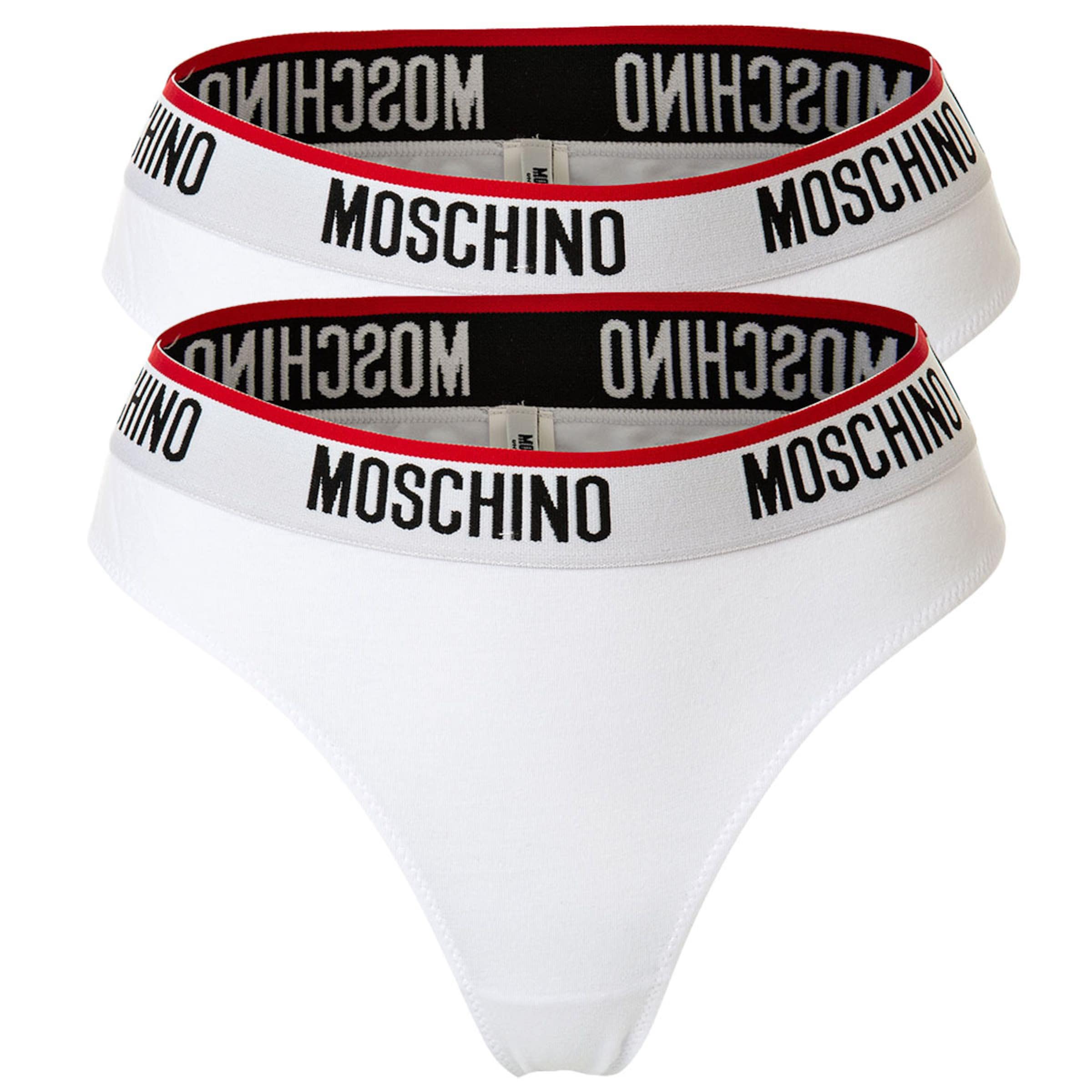 Slip di MOSCHINO in bianco: frontale