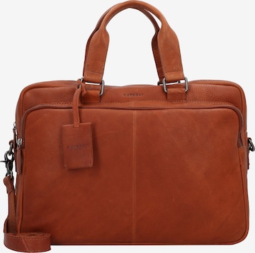 Borsa portadocumenti 'Antique Avery' di Burkely in marrone: frontale