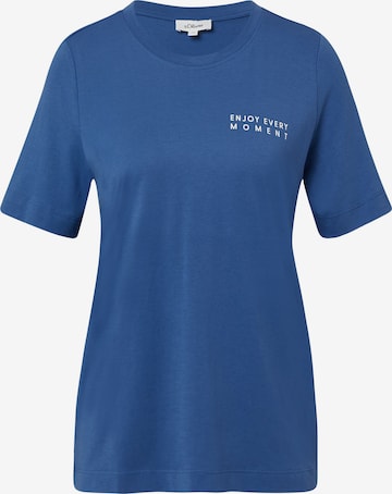 s.Oliver T-Shirt in Blau: Vorderseite