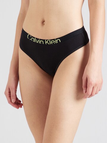 String Calvin Klein Underwear en noir : devant