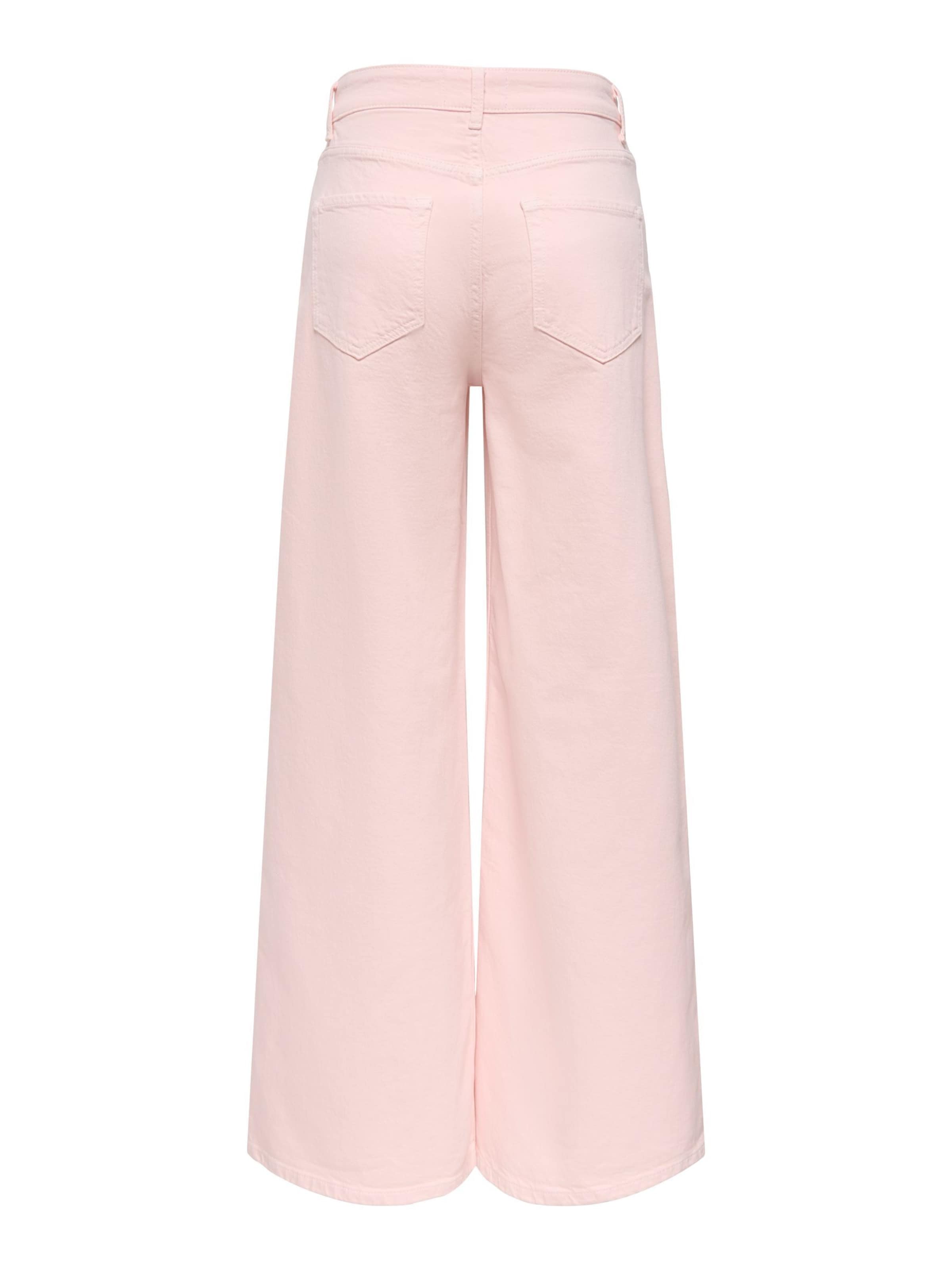 JDY Wide leg Jeans 'JDYVera' in Roze