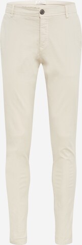 Coupe slim Pantalon chino SELECTED HOMME en beige : devant