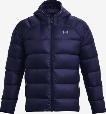 UNDER ARMOUR Athletic Jacket 'Storm Down 2.0' in Blue: front