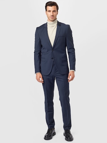 HUGO Red Slim fit Suit 'Arti/Hesten212X' in Blue: front