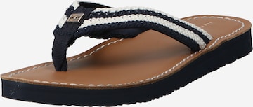 TOMMY HILFIGER T-Bar Sandals in Blue: front