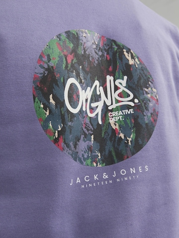JACK & JONES - Sweatshirt 'Silverlake' em roxo