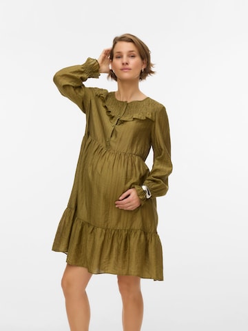 MAMALICIOUS Jurk 'MLRAMY' in Groen: voorkant