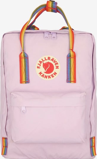 Fjällräven Rucksack 'Kanken Rainbow' in gelb / flieder / orange / rot, Produktansicht