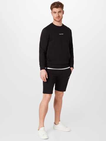 Calvin Klein Regular Sweatshirt in Schwarz